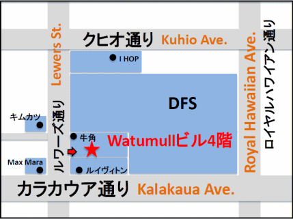 waikiki shop map